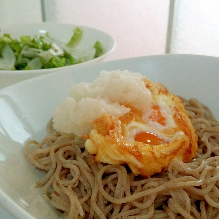 夏バテ解消~ビックリたまご蕎麦~